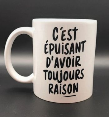 Mug blanc humoristique 