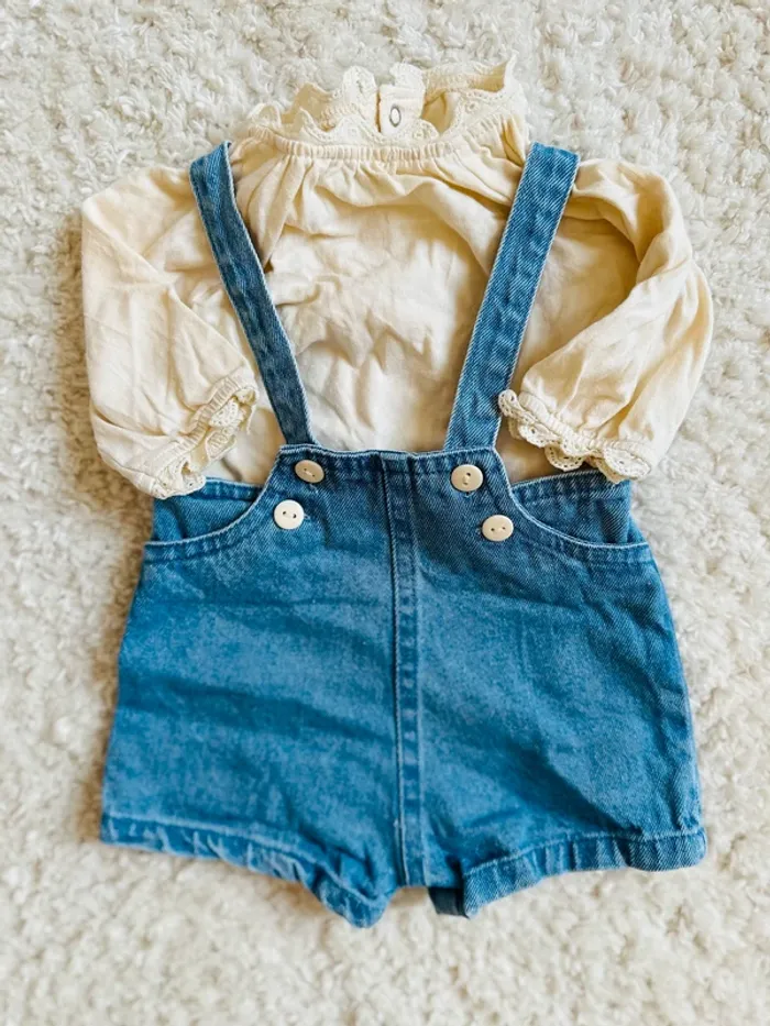 Ensemble bébé fille 1 mois