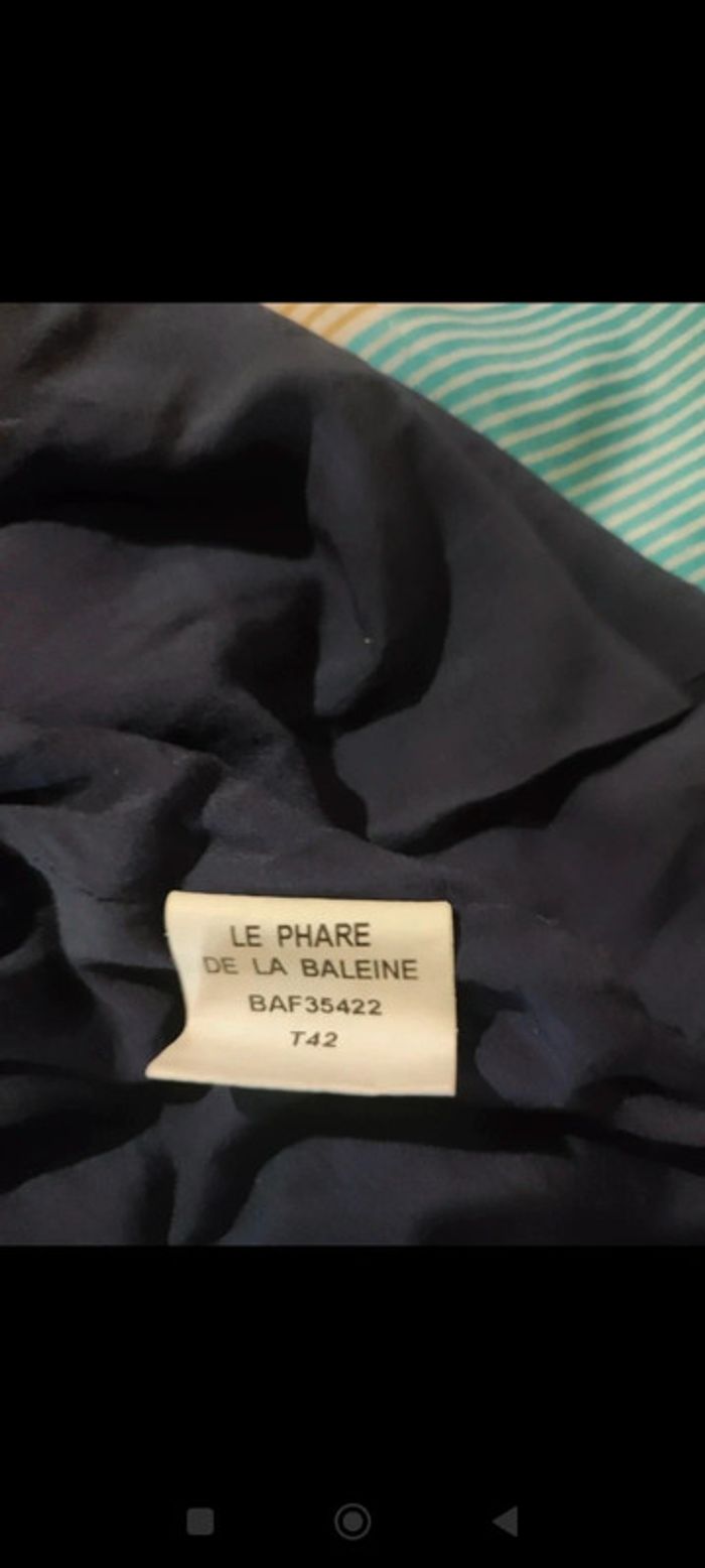 Robe en soie le Phare de la baleine T 42 - photo numéro 7
