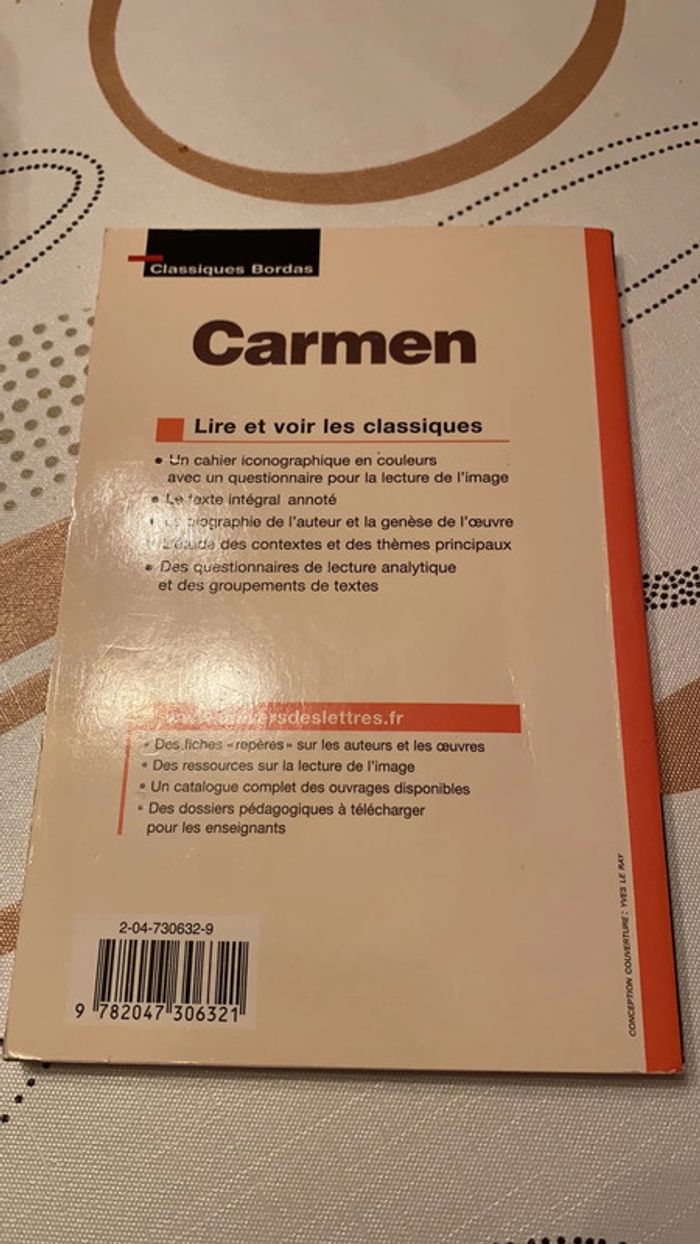 Livre Carmen de Mérimée - photo numéro 2