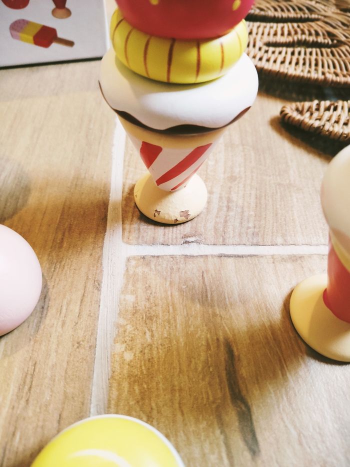 🍦Coffret Dinette esquimaux et corners avec boules de glaces en bois marque Vertbaudet - photo numéro 3