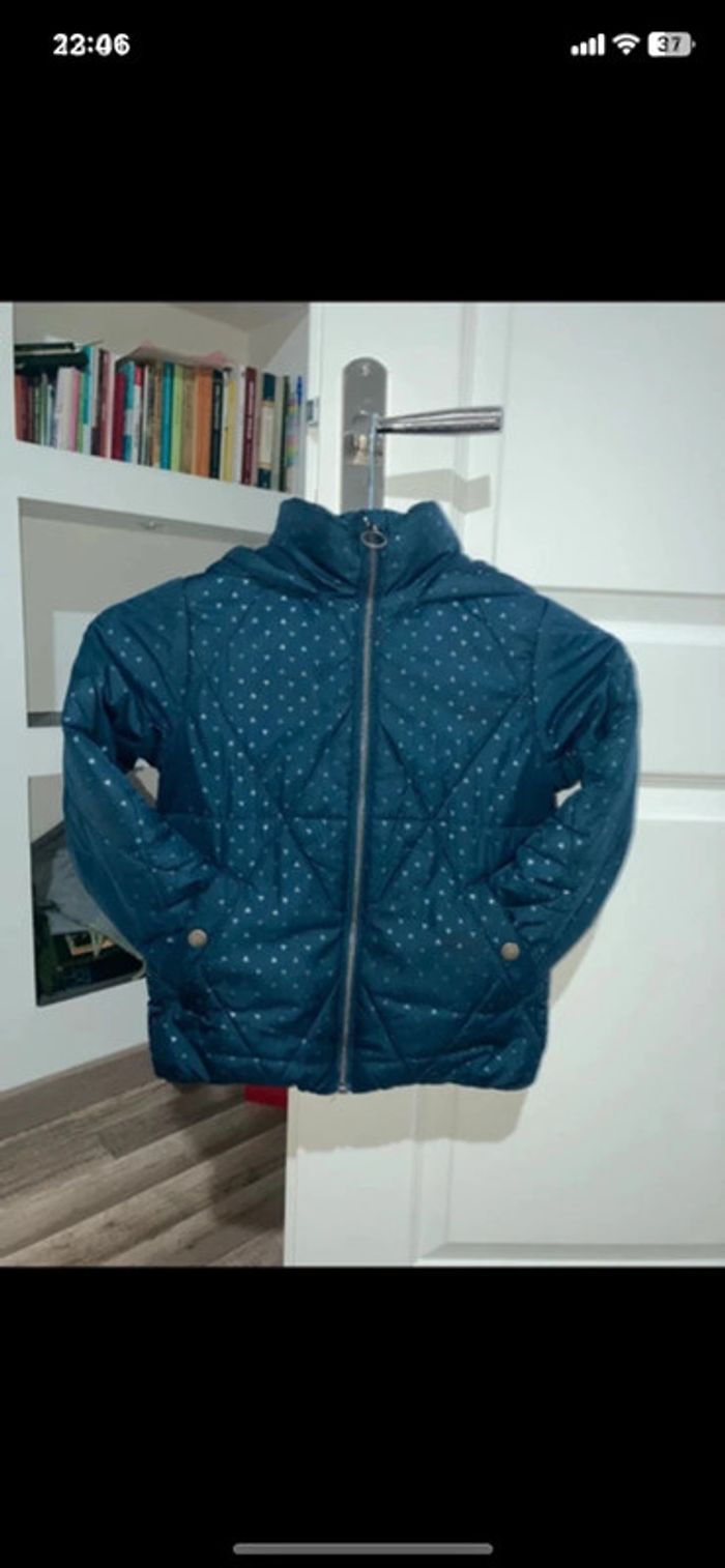Doudoune bleu marine fille
