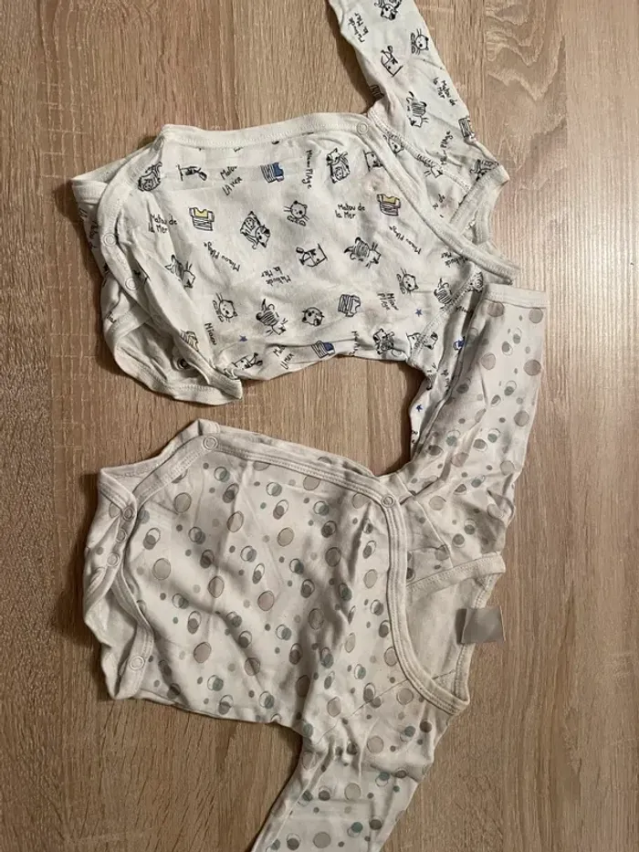 Lot de 11 Bodies 1 mois - photo numéro 2