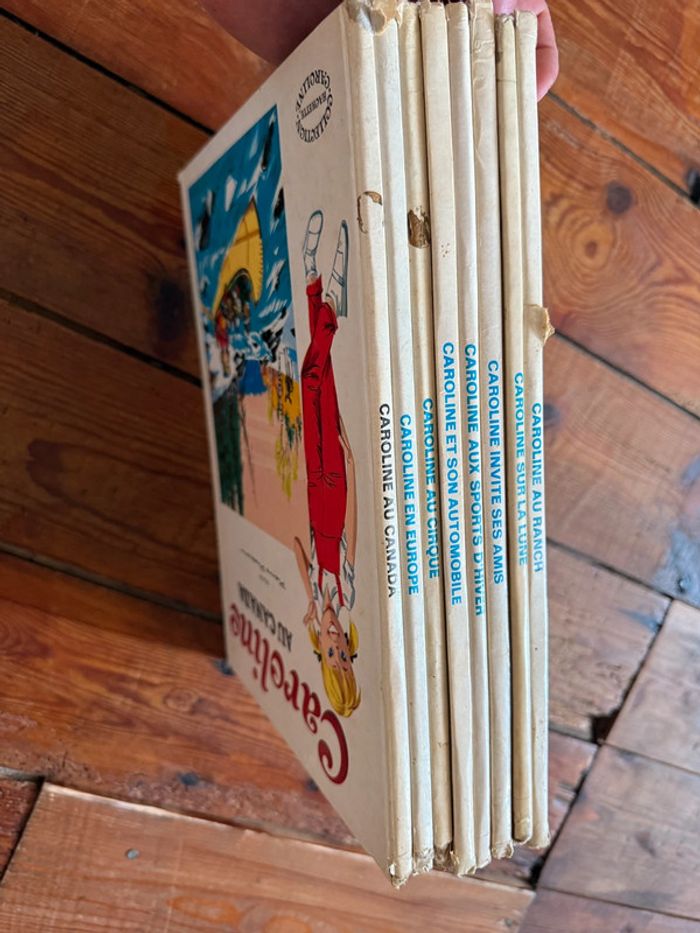 État satisfaisant - Lot de 8 grands albums Hachette Caroline livre bd anciens Pierre Probst - photo numéro 6