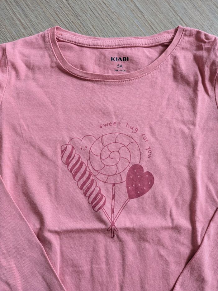 T shirt ML Kiabi 5ans - photo numéro 2