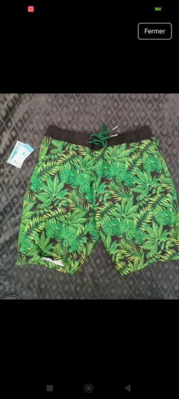 Short homme neuf étiqueté