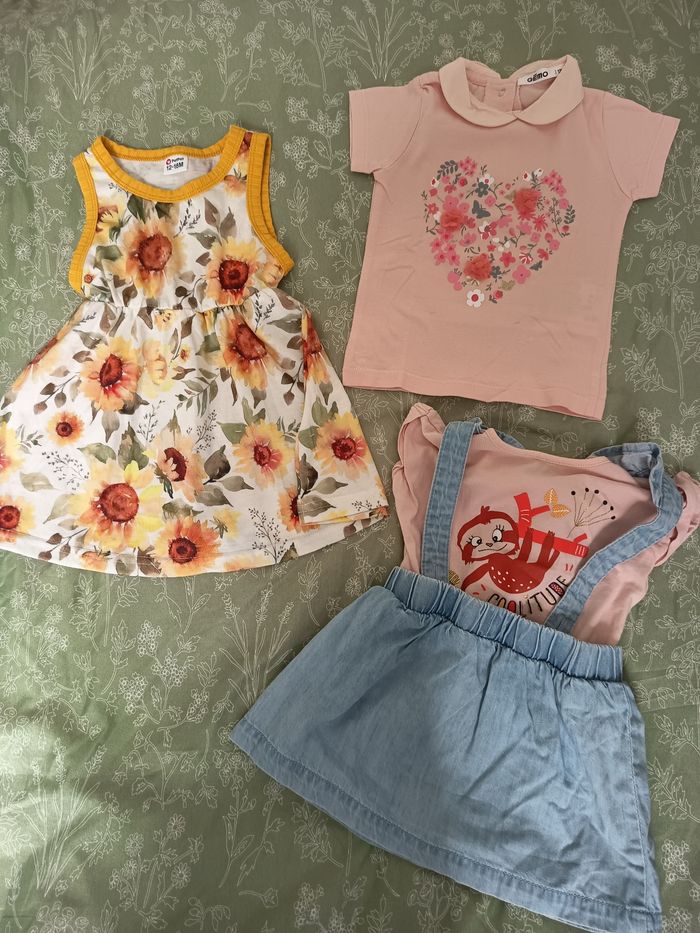 Lot vêtements été fille 12  mois - photo numéro 5