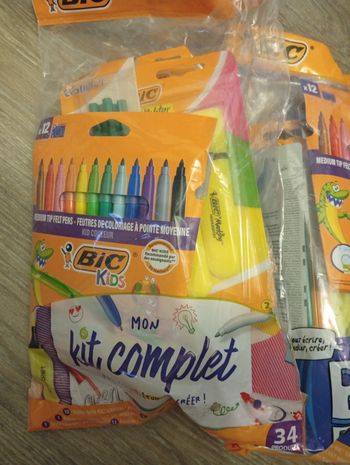 Lot de 5 Big pack bic 34 articles chacun à 25€ vous avez -30% avec le code 
Le lot passe à 17,50€