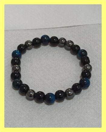 Bracelet en perles énergétiques ou lithothérapeutique