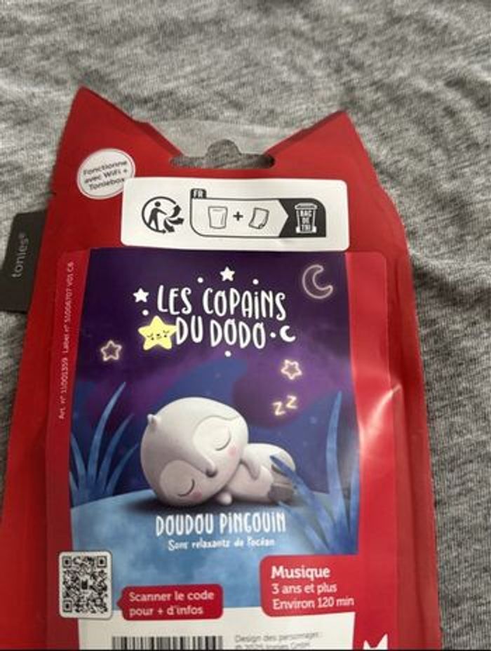 Copain du dodo tonies doudou pingouin - photo numéro 2