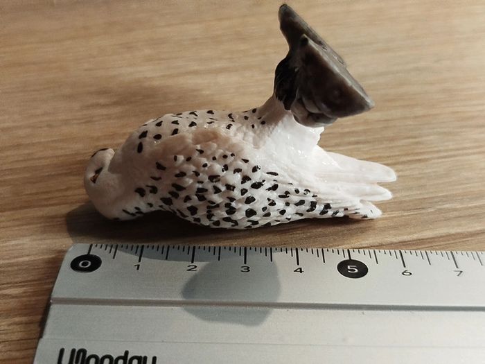 Figurine chouette des neiges Animal de la forêt - photo numéro 6