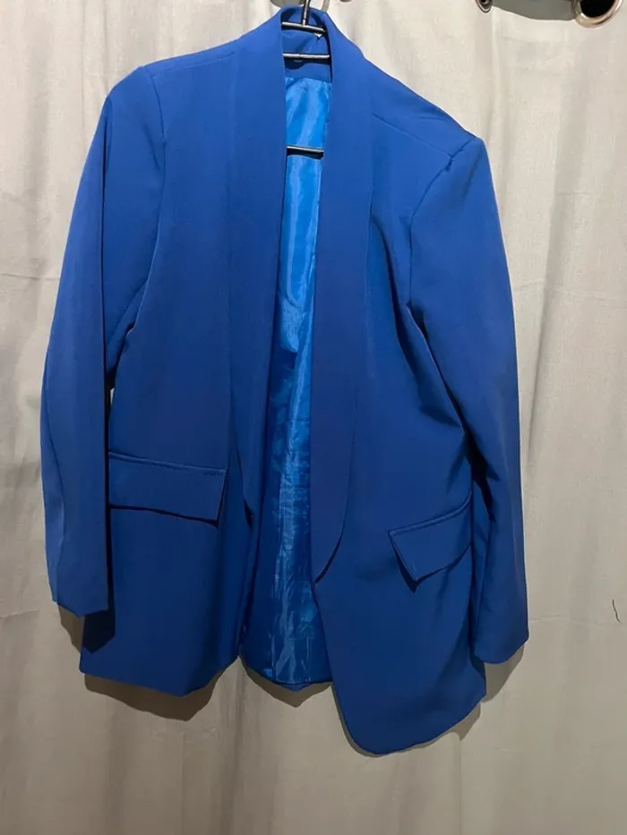 Veste blazer made in italy bleu