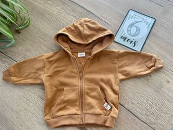 Sweat zippé capuche