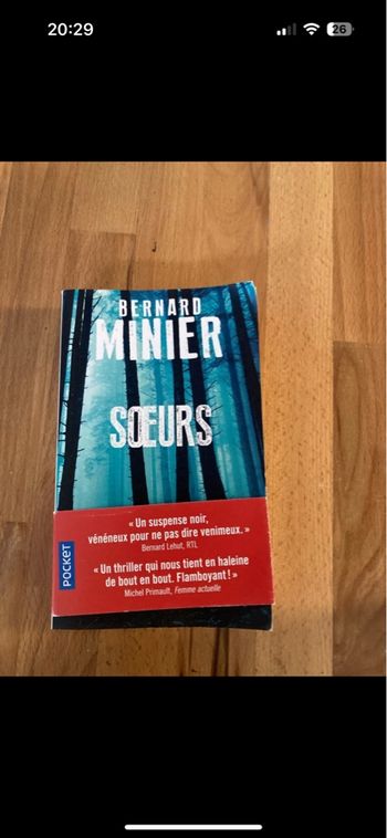 Livre Sœurs de Bernard Minier