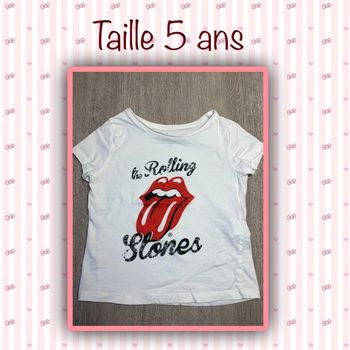 T-shirt MC Rolling Stones - taille 5 ans
