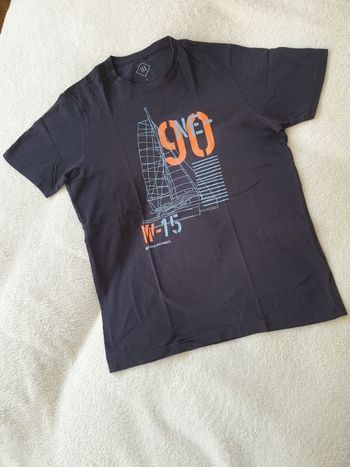 T-shirt homme S bleu marine