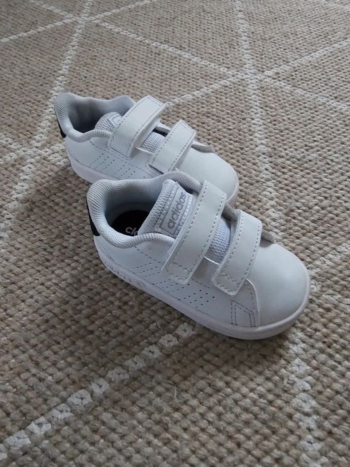Baskets blanches scratch - Adidas - 19 - photo numéro 3