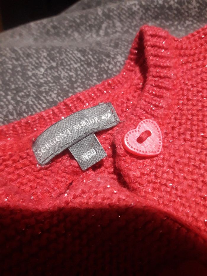 Gilet naissance fille sergent major - photo numéro 3