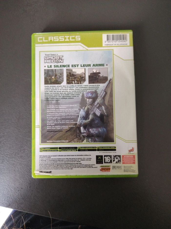 Boîtier Tom Clancy's Ghost Recon Xbox - photo numéro 3