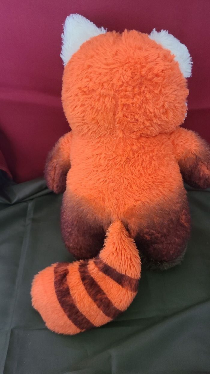 Peluche panda rouge debout, dessin animé, - photo numéro 2