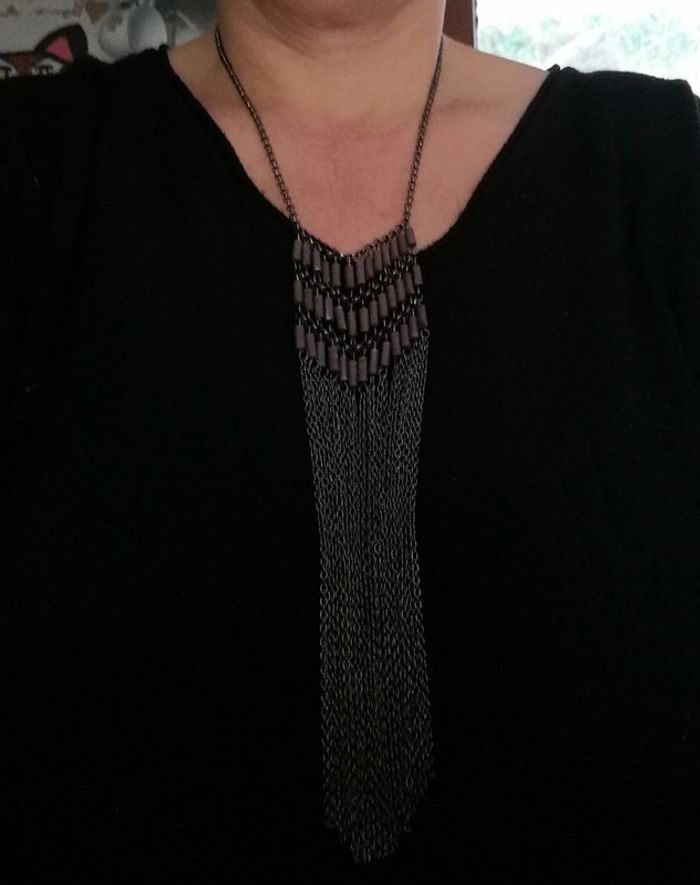 Collier fantaisie 53cm - photo numéro 3