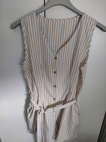 Combi-short rayée