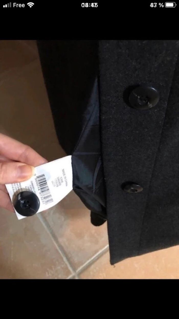 Manteau camaïeu neuf taille 38 - photo numéro 7