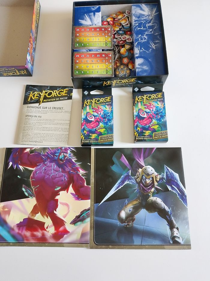 Keyforge mutation de masse fantasy flight games complet - photo numéro 3