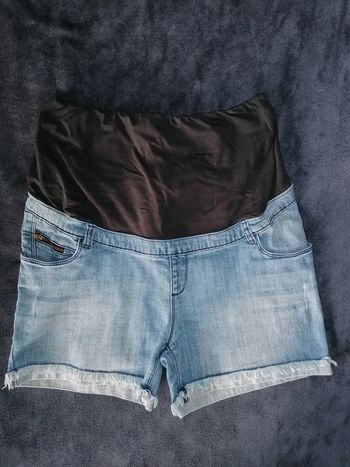 Short en jean de grossesse- Prémaman- taille 40