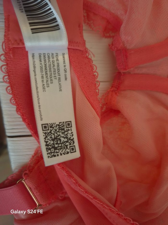 Soutien-gorge avec armatures Brigitte Bardot dentelle corail neuf 100C femme - photo numéro 10