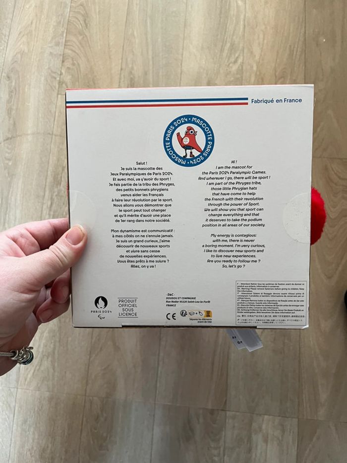 Les phryges paralympiques mascotte neuf avec carton d’origine - photo numéro 3