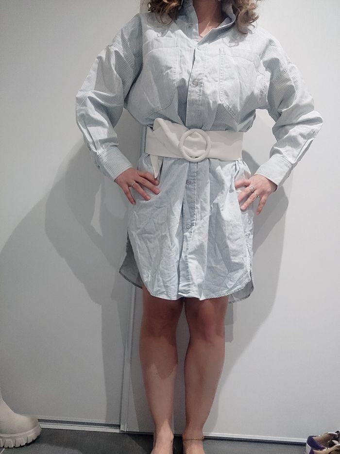 Robe chemise zara - photo numéro 4