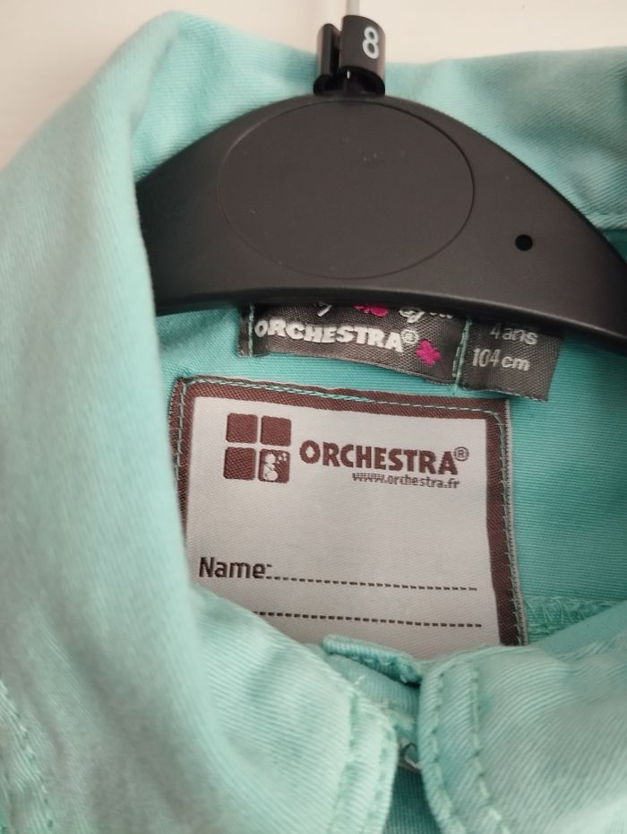 * Veste en jean bleu ciel T4A Orchestra - photo numéro 4