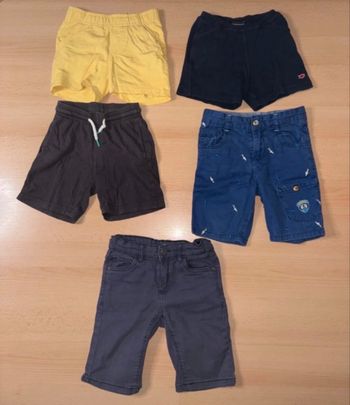 Lot de 5 shorts garçon taille 5 ans 
