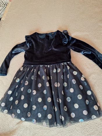 Robe velour et tule