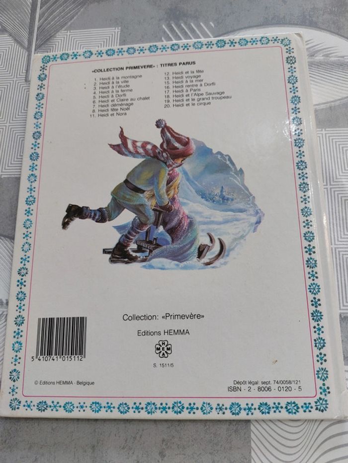 Livre Heidi à Dorfli 1974 - photo numéro 2