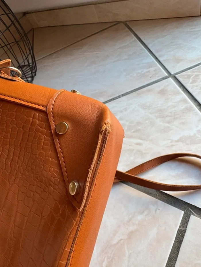 sac à main marron - photo numéro 7