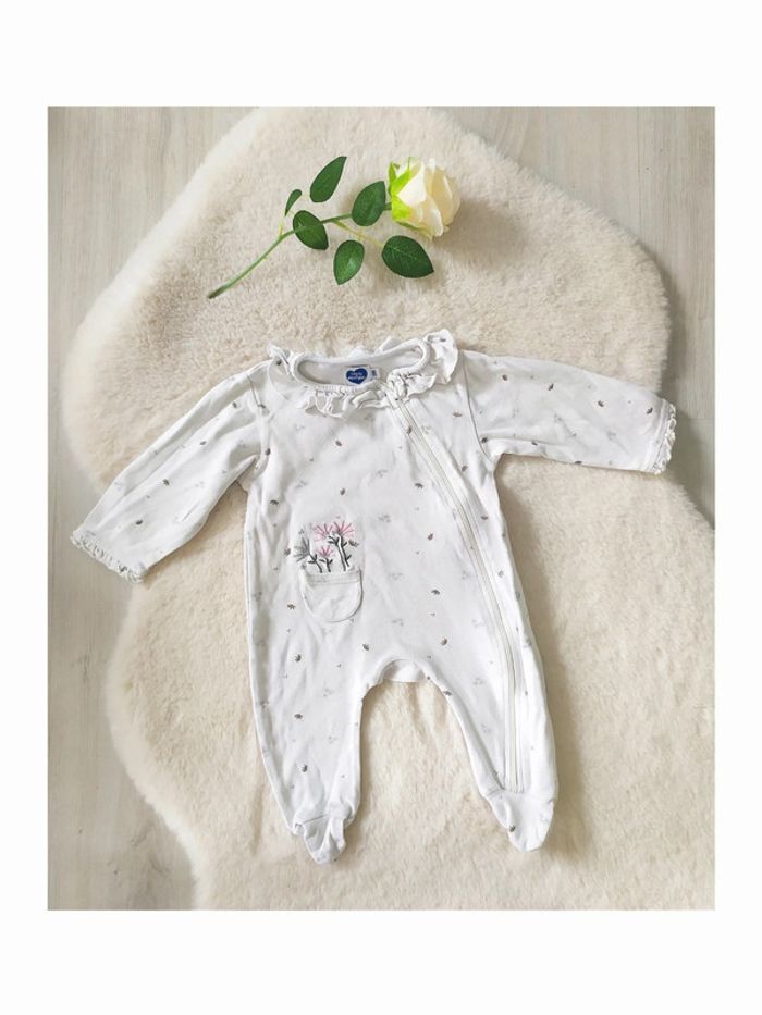 Pyjama combinaison à zip mi-saison en coton