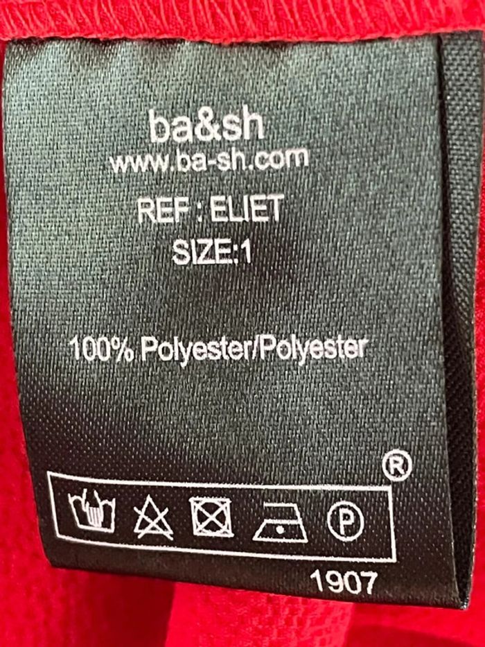 Superbe blouse rouge 36 Ba&sh réversible - photo numéro 6