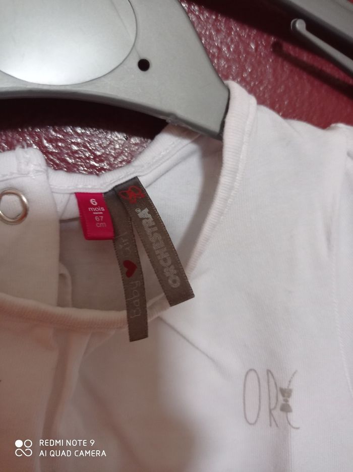 T-shirt manches courtes taille 68 (6 mois) - photo numéro 2