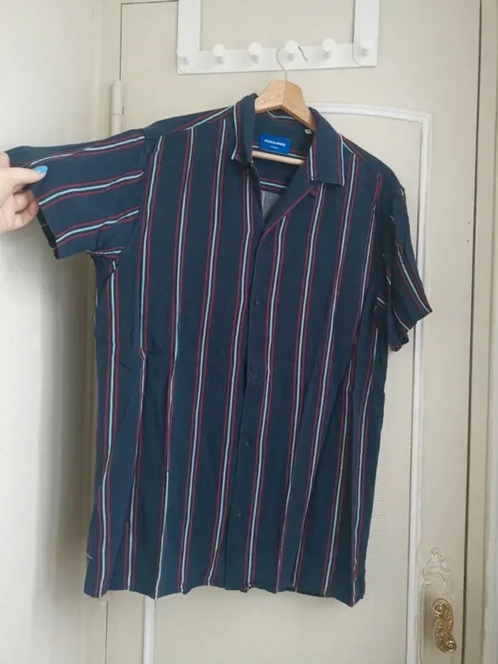 Chemise à rayure homme taille M - photo numéro 2