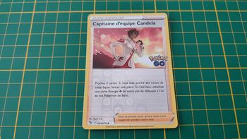 065/078 Carte Pokémon Capitaine d'équipe Candela peu co reverse Epée Bouclier EB10.5 Pokémon Go #B10