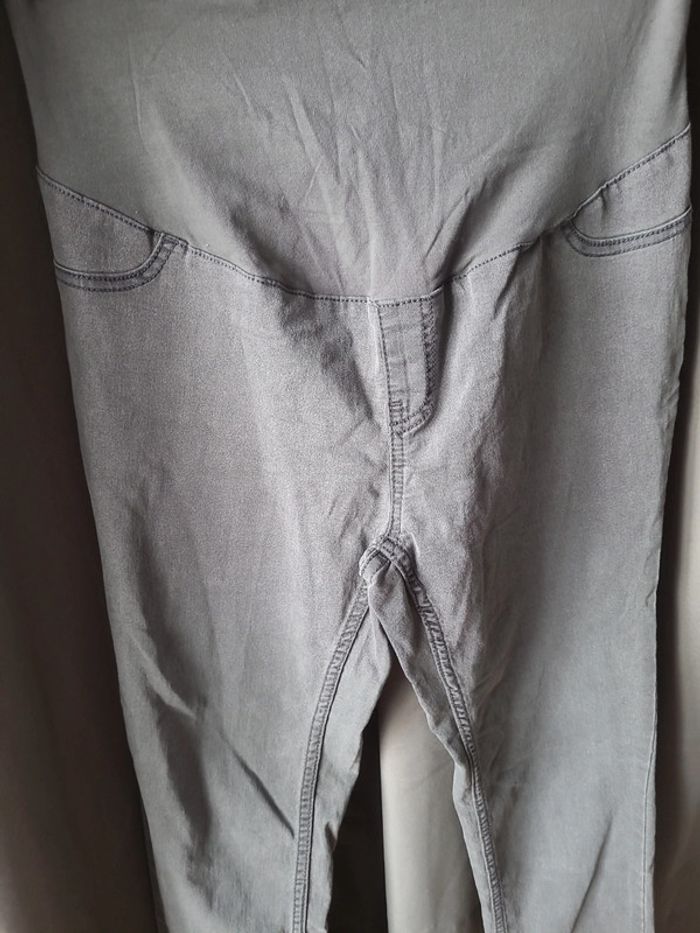 Jean jegging gris grossesse T 38 - photo numéro 2