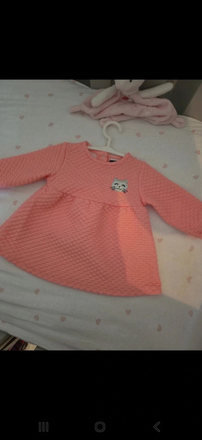 Robe d'hiver fille 3 mois 62 cm - photo numéro 2
