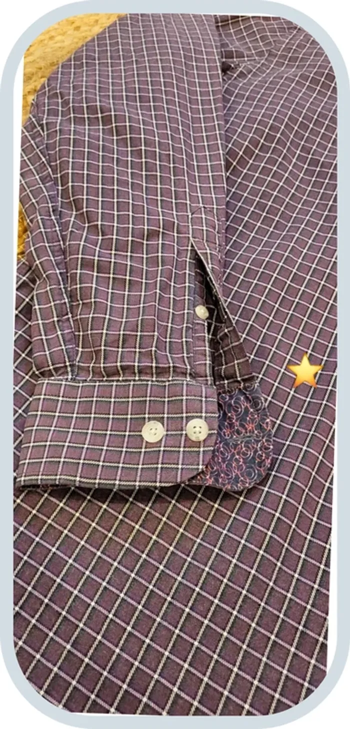 Chemise à carraux homme Mise au Green – Taille XL – Très bon état
- Violet - photo numéro 3