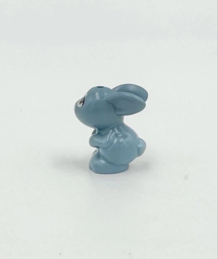 Lego Animaux Friends : Lapin bleu / gris au museau blanc - NEUF - photo numéro 4