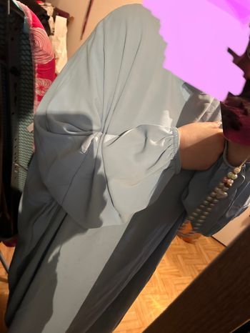 Abaya bleu claire