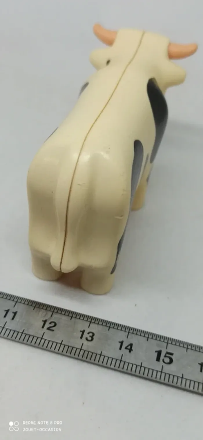 Vache noire et blanche playmobil 123 - photo numéro 4