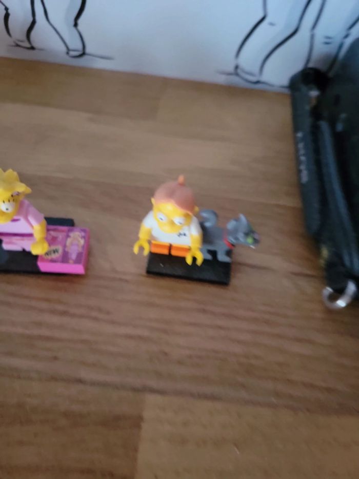 Lego the simpson garçon école avec chat - photo numéro 2