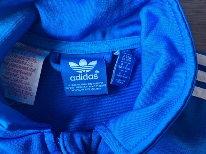 Veste jogging Adidas 9 - 12 mois - photo numéro 3